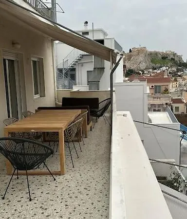 Plaka Flat With View Of Acropolis